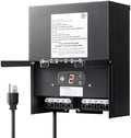 DEWENWILS 600W Low Voltage Landscape Transformer, Outdoor Weatherproof Transformer with Timer and Photocell Sensor, 120V AC to 12V/13V/14V/15V AC for LED Lighting, Walkway Light, cULus Listed by DEWENWILS