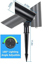 SUNVIE 30W Outdoor LED Spotlight 120V Waterproof Landscape Spotlights 3000LM Ultra Bright Spot Lights Outdoor 3000K Warm White Landscape Lights with 6 FT Cord for Flag Pole Tree Yard Path Garden Decor - Image 7