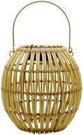 Solar Outdoor Lanterns Hangable Weatherproof Rattan Lamp by Unknown