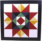 AmishToyBox.com Hand-Painted Barn Quilt - Washington Star Design - Outdoor Wall Sign Decor (24" x 24") - Image 2