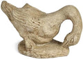 Solid Rock Stoneworks Baby Geese (Hungry) Concrete Statue, 5" Tall - Buff by SolidRockStoneworksLLC