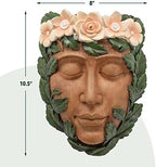 Arcadia Garden Products Large Whimsical Tree Face Planter, 8"x10.5", Outdoor Tree Hugger, Woman Spirit Sculpture for Garden Art Decor, Birdfeeder, Hangs on Trees, Fences or Walls, Willow - Image 5