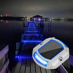 VOLISUN Solar Driveway Dock Deck LED Outdoor Lights 2 Colors Modes 12 Pack by VOLISUN