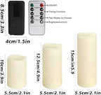 fclayvts 72-Pack LED Flameless Candles with Remote Control -Flickering Flameless Candles-Remote Timer Perfect for Wedding Parties, and Special Occasions(Three Sizes) - Image 5
