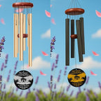 Personalized Memorial Wind Chime – “What I’d Give for One More Day with You” Custom Name & Years – Sympathy Gift for Family, Friends – Memorial Windchimes for Loss of Loved One – Remembrance Décor - Image 2