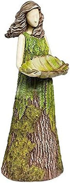 Fairy Tale Forest Girl Bird Feeder Garden Statue-Yard Lawn Decoration Sculpture-Resin Home Decorations Lawn Decorations by AAHIFIT