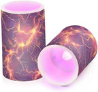 Lightning Bolts Gradient Color Flickering flameless Candles with Remote Control Electronic Lights Lighting Led for Funeral Battery Pillar Candles 2-Piecing Set - Image 2