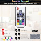 RGB Underwater Pond Lights, 20 Colors Dimmable Submersible Led Fountain Lights with Timer, IP68 Waterproof with Remote Control for Outdoor Ponds Aquarium Garden Pool (Set of 6) - Image 6