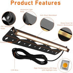 Teekuv 8 Pack 12 Inch LED Retaining Wall Lights, 6W, Soft White 2700K - Image 5