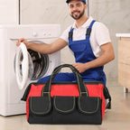 Sanwuta 3 Pack 18 Inch Tool Bags, Classic, Blue, Red, Yellow - Image 7