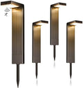 COXSENI Motion Sensor Solar Pathway Lights Outdoor,6 Working Modes,4 Pack by COXSENI
