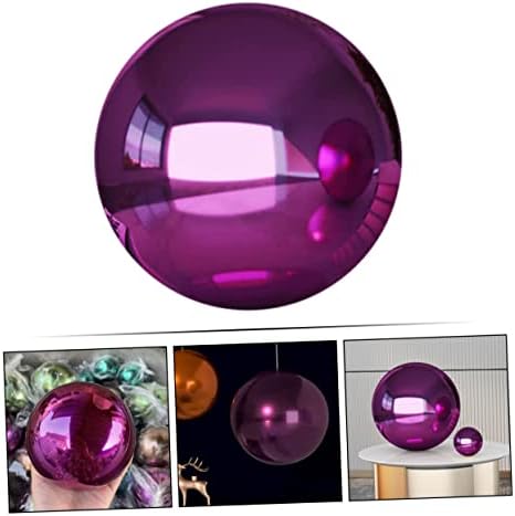 Stainless Steel Reflective Gazing Globe Shiny Mirror Finish Garden Decor Weather Resistant Metal Sphere for Outdoor Ornamentation and Patio Accents - Image 3