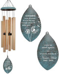 Personalized Sympathy Wind Chimes, Memorial Gifts Wind Chimes for Loss of Loved Ones, Dandelion Commemorative Wind Chime for Mom/Dad 36inch by ExtrabilyOfficial