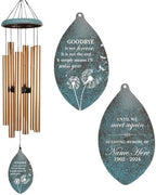Personalized Sympathy Wind Chimes, Memorial Gifts Wind Chimes for Loss of Loved Ones, Dandelion Commemorative Wind Chime for Mom/Dad 36inch by ExtrabilyOfficial