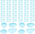 300pcs Blue Resin Glow in Dark Pebbles for Tabletops Gardens Xmas by TOYANDONA