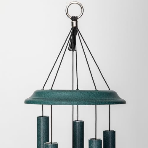 Shenandoah Melodies by Wind River - 29 inch Green Wind Chime for Patio, Backyard, Garden, and Outdoor décor (Aluminum Chime) Made in the USA - Image 2