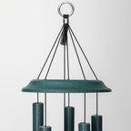 Shenandoah Melodies by Wind River - 29 inch Green Wind Chime for Patio, Backyard, Garden, and Outdoor décor (Aluminum Chime) Made in the USA - Image 2