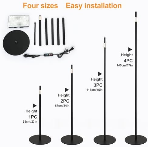 FECiDA 76" Floor Lamp Grow Light with Stable Base for Tall Indoor Plants - Image 6
