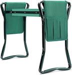 Garden Kneeler and Seat with Free Tool Pouches, Heavy Duty Gardening Bench for Kneeling and Sitting Folding Garden Stools with Tool Pouch and Kneeling Pad - Image 3