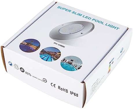 12V 10W Pool Light Underwater Color-Change LED Lights RGB IP68 Without Remote(10W) - Image 3