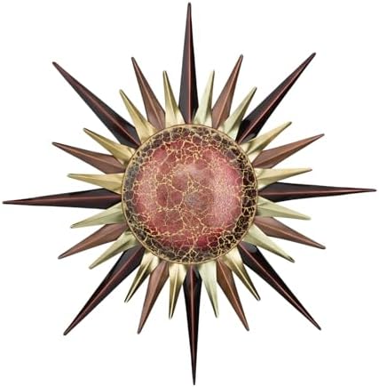 Regal Art & Gift Large Metal Sun Wall Decor, Indoor & Outdoor Sunburst Art by REGALARTGIFT