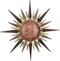 Regal Art & Gift Large Metal Sun Wall Decor, Indoor & Outdoor Sunburst Art by REGALARTGIFT