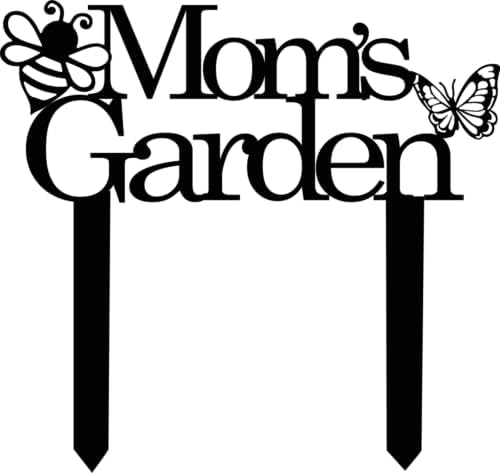 Custom Patio Meta Sign with Stake, Bee and Butterfly Decoration, Farmhouse Yard Art - Personalized Gardener Name, Gift for Mom & Grandma - Image 6