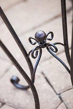 Evergreen Garden Classic Iron Gazing Ball Stand - Image 5