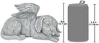 Design Toscano QL6079 Dog Angel Pet Memorial Grave Marker Tribute Statue, 10 Inches Wide, 5 Inches Deep, 5 Inches High, Handcast Polyresin, Antique Stone Finish - Image 3