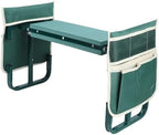 Garden Kneeler Seat with Tool Pouches, Foldable Gardening Stool Bench for Kneeling and Sitting, Adjustable Height Garden Stool for Planting (Green) - Image 4