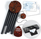 Memorial Wind Chimes for Loss of Loved One, Windchimes in Memory of a Loved One, Sympathy Gift Baskets, Bereavement Condolence Gifts, Memorial Gifts for Loss of Mom, 32" Sympathy Cardinal, Black - Image 4