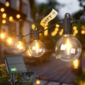 Kawaya G40 Outdoor String Lights Solar 50FT IP65 2700K LED Patio Light by KAWAYA