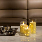 Flameless Candles LED Candles with Remote Timer Acrylic Shell Star Lights - Image 4