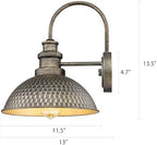 Farmhouse Barn Lights, Rustic Outside Wall Sconce (Vintage Bronze, 3 Pack) - Image 3