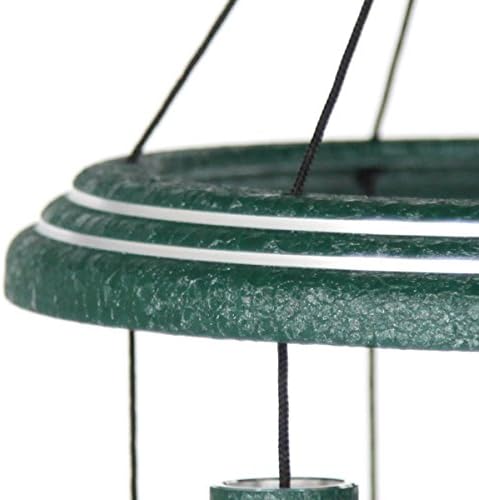 Arabesque by Wind River - 36 inch Emerald Wind Chime for Patio, Backyard, Garden, and Outdoor décor (Aluminum Chime) Made in the USA - Image 2