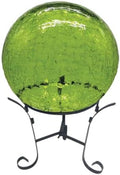 Briarwood Lane Everyday Gazing Ball 10x10 Green Cracked Solar LED Gazing Ball by BriarwoodLane