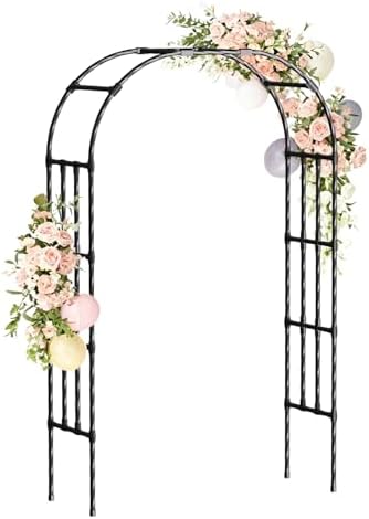 4.9x8.5FT Garden Arch Trellis for Climbing Plants Outdoor by PlusYard