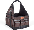VEVOR Tool Bag, 13 Inch, 45-Pocket Open Top Tool Tote, Electrical Maintenance Toolbox Organizer Storage with Handle, Adjustable Shoulder Strap, Portable Toolbag, for Professionals DIY & Jobsite Use by VEVOR