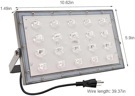 LED Rainbow Light RGB Flood Light 110V 40W IP65 Waterproof for Garden Backyard Outdoors - Image 3
