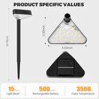 8 Pack Solar Pathway Lights Outdoor, Bright LED Solar Landscape Lights - Image 2