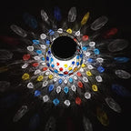 Solar Power Led Crystal Ball Mosaic Glass Ball Color Changing Light Decor for Outdoor Garden Lawn Decor Lamp - Image 2