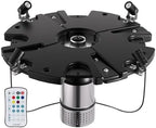 FS02 110V, 1/2 HP, Large Pond Floating Fountain with LED RGB Lights, Oil Free Pump 9000 GPH with 100’ Cord, Two Spray Patterns Included - Image 2