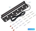 4-Pack 12inch 5W 5000K Daylight White Hardscpe Lighting - Image 4