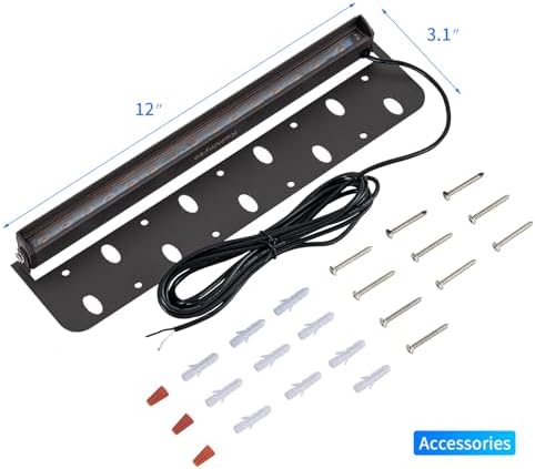 4-Pack 12inch 5W 2700K Soft White Hardscpe Lighting - Image 6