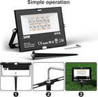LED Flood Light Outdoor 30W, Color Changing RGB Lights 300W Equivalent - Image 5