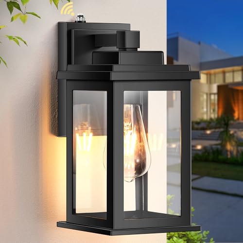 VIANIS Dusk to Dawn Outdoor Lights for House, Black Outdoor Light Fixture, Waterproof Exterior Lighting Fixtures Wall Mount, Outdoor Wall Lights for House, Garage, Garden, Porch,Hardwired, Non-Solar by VIANISLIGHTING