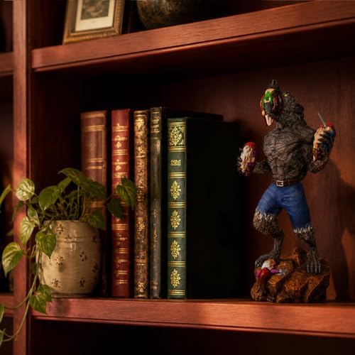 Garden Gnomes Outdoor, Gnome Garden Decor, Funny Werewolf Garden Statue 12.6", Waterproof Resin, Weather-Resistant Lawn Ornament for Patio & Yard, Gift for Garden Lovers - Image 7