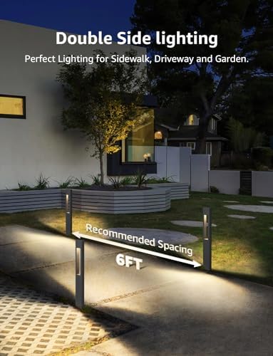 SUNVIE LED Low Voltage Landscape Lights 3W Pathway Lights Low Voltage 12-24V Landscape Path Lights 3000K CRI 90+ Aluminum Waterproof Pathway Lighting for Walkway Garden Yard ETL Listed Cord, 12 Pack - Image 4