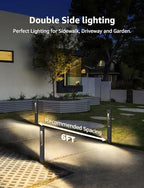 SUNVIE 3W LED Low Voltage Landscape Pathway Lights 3000K Black, 4 Pack - Image 4