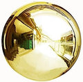 2 pcs 12 in Gold Stainless Steel Globe Gazing Reflective Mirror Balls Outdoor Garden Decor Centerpieces Wedding Party Events Reception Home Decorations Modern Ornaments Landscaping Accents by BalsaCircle